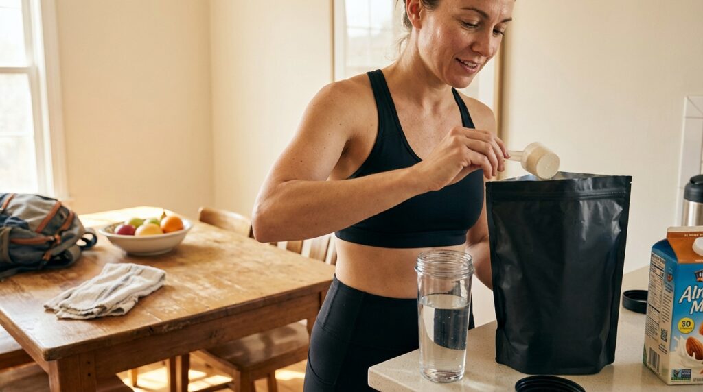 Fitness protein powders