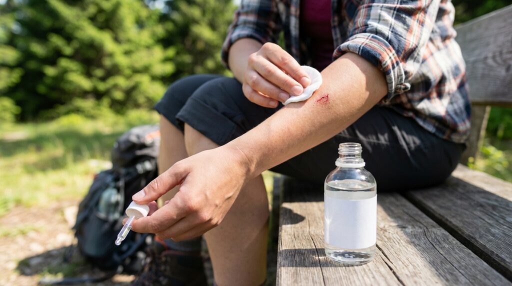 Antiseptic wound care.