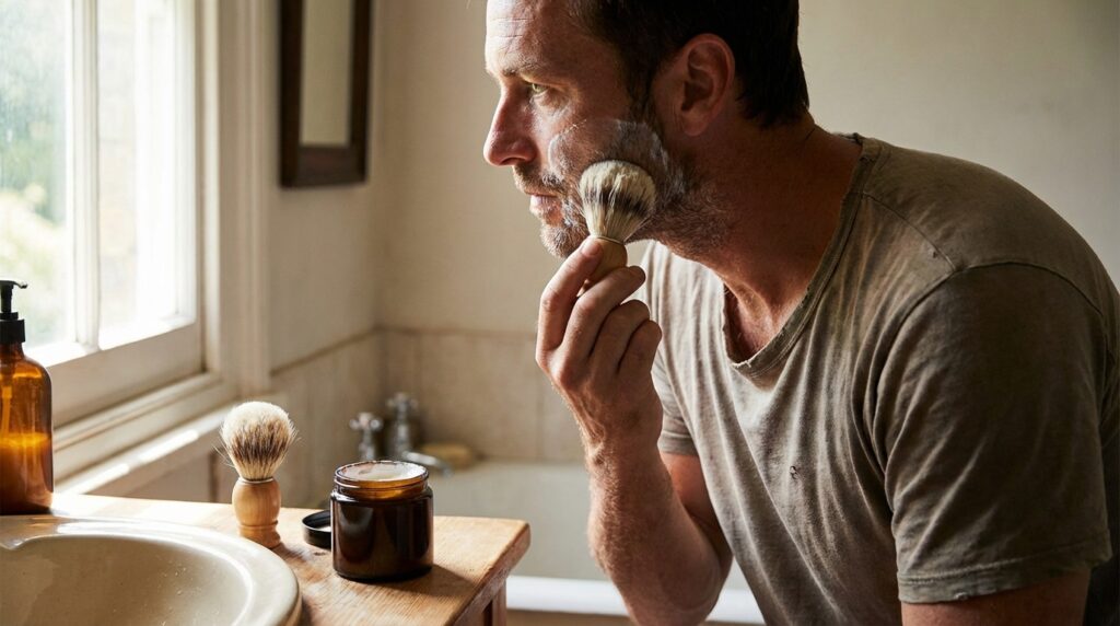 Men's grooming essentials.