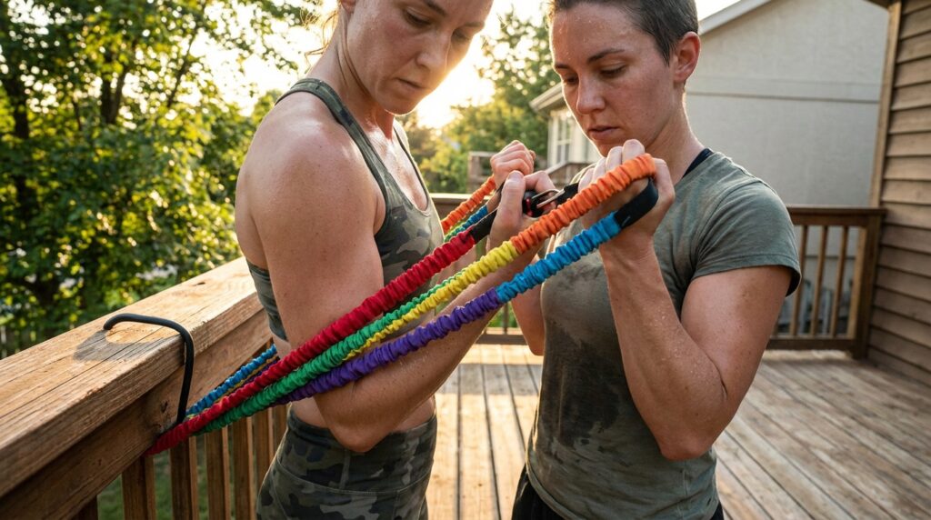 Versatile resistance bands training